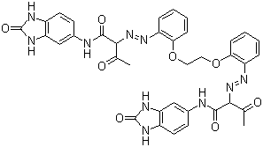 Estrutura molecular do pigmento-180-amarelo
