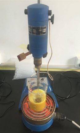 aqueça e mexa para dissolver